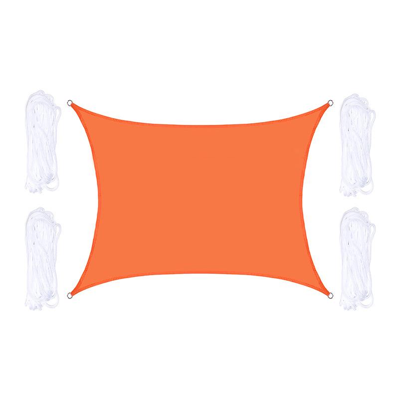 Waterproof Awnings Sun Shade Sail Retractable Sail Shade 